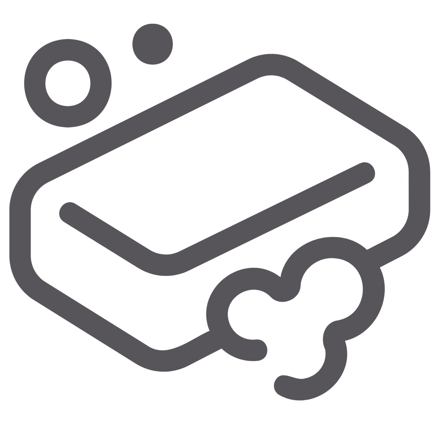 Icon von einem Stück Seife